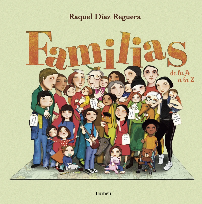 Portada: Familias de la A a la Z (De la A a la Z)