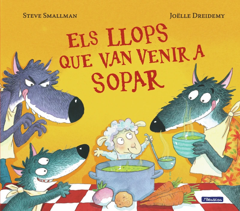 Portada: Els llops que van venir a sopar (L'ovelleta que va venir a sopar)
