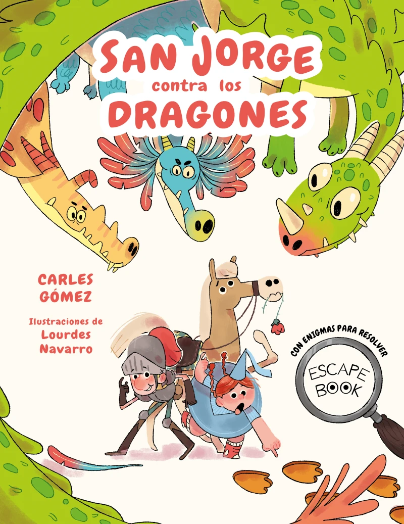 Portada: Escape Book: San Jorge contra los dragones