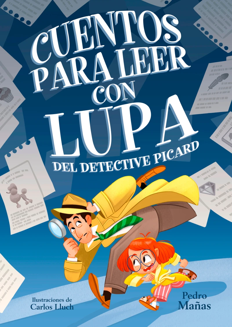 Portada: Cuentos para leer con lupa del detective Picard 1 - Cuentos para leer con lupa del detective Picard
