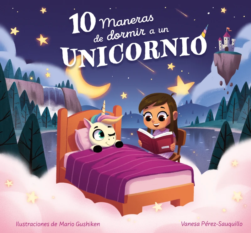 Portada: 10 maneras de dormir a un unicornio