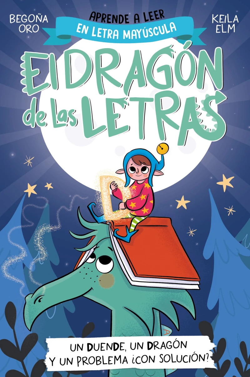 Portada: El dragón de las letras 3 - Un duende, un dragón y un problema... ¿con solución?