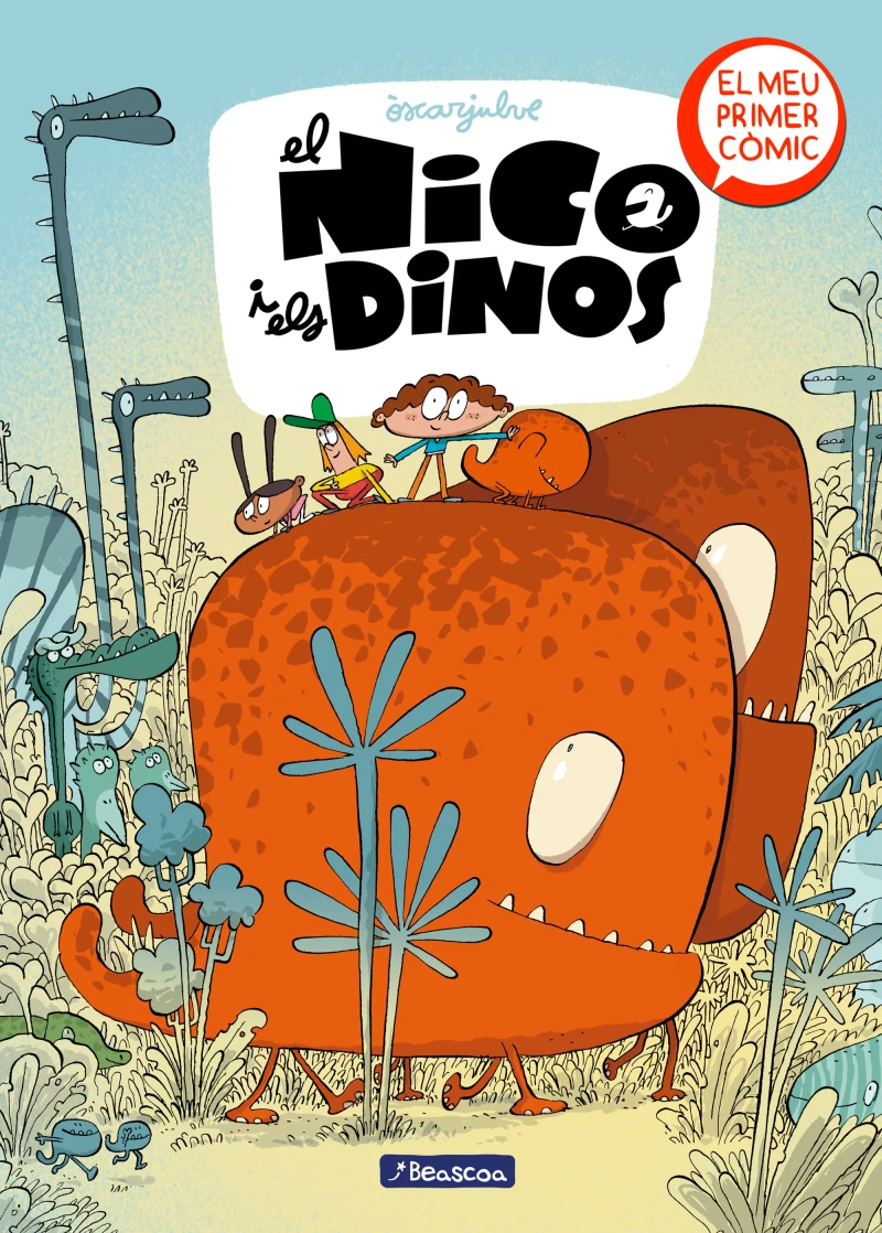 Portada: El Nico i els dinos 1 - El Nico i els dinos