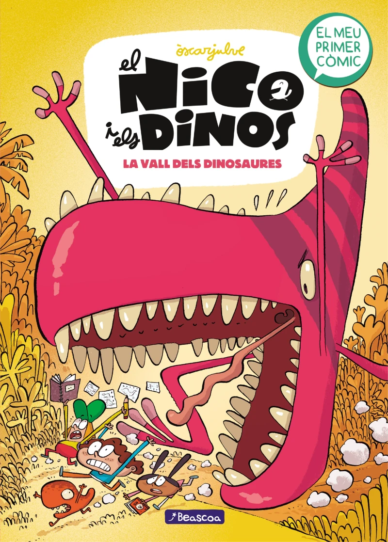 Portada: El Nico i els dinos 2 - La vall dels dinosaures