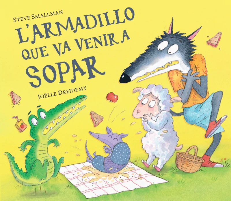 Portada: L'armadillo que va venir a sopar (L'ovelleta que va venir a sopar)