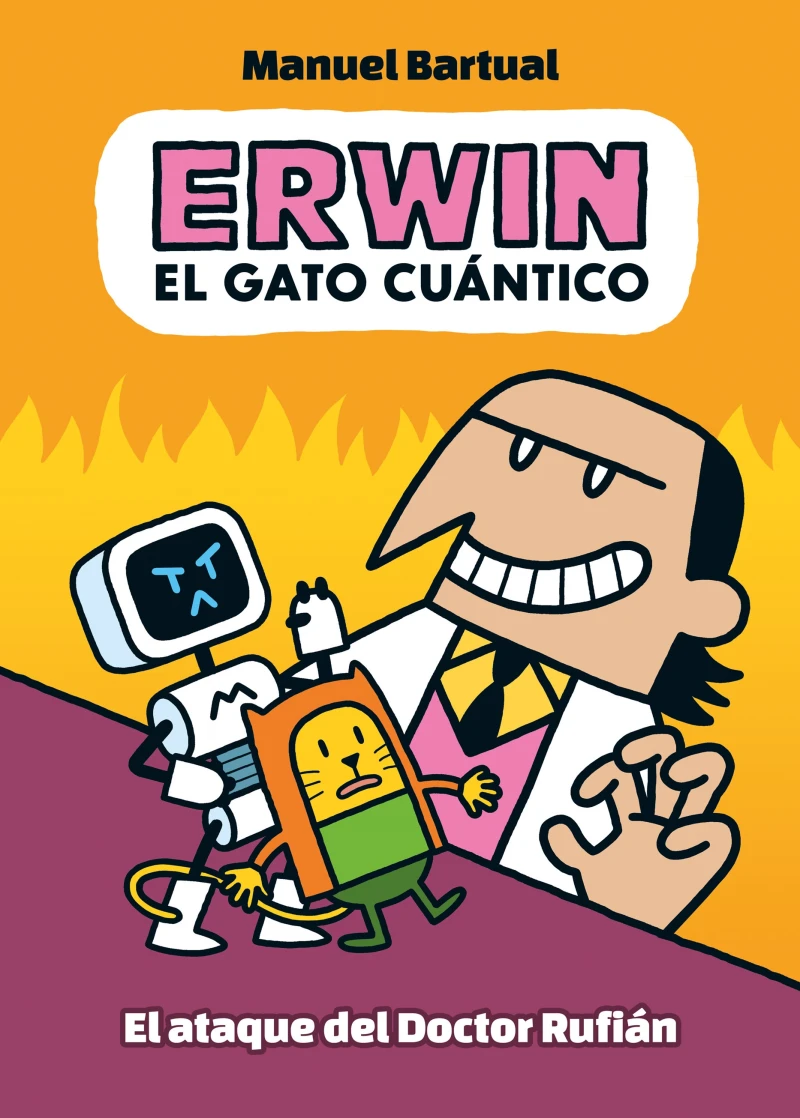 Portada: Erwin, el gato cuántico 2 - El ataque del doctor Rufián