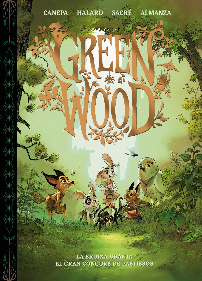 Portada: Greenwood. La bruixa Urània - El gran concurs de pastissos