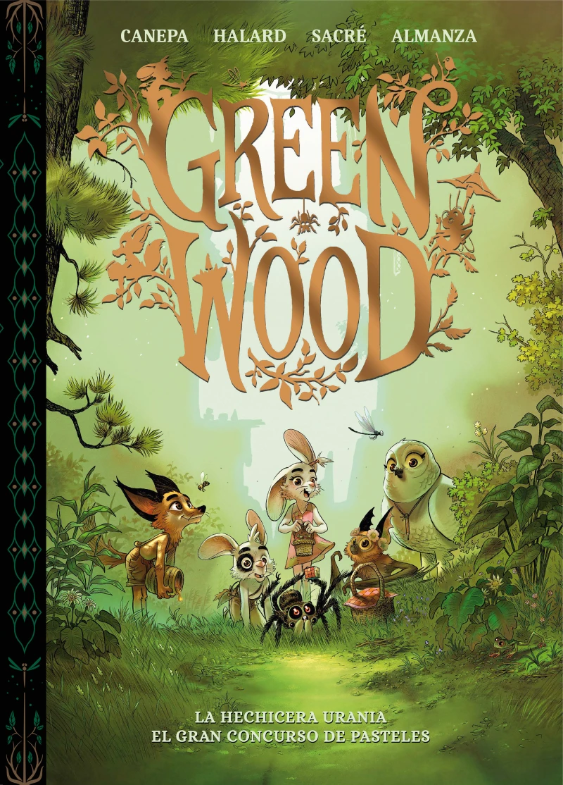 Portada: Greenwood. La hechicera Urania - El gran concurso de pasteles