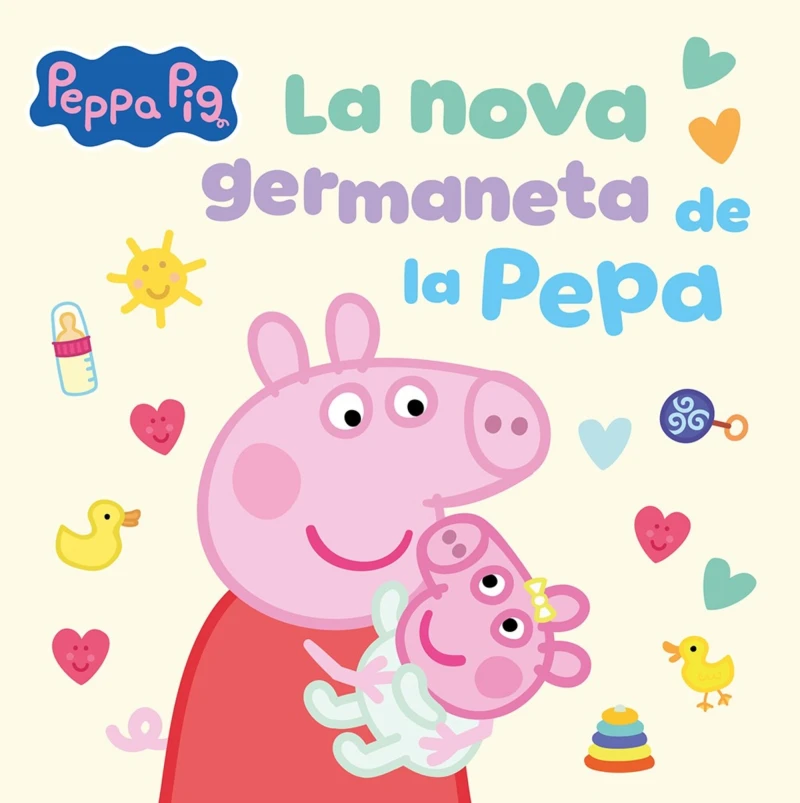 Portada: Peppa Pig. Un conte - La nova germaneta de la Pepa