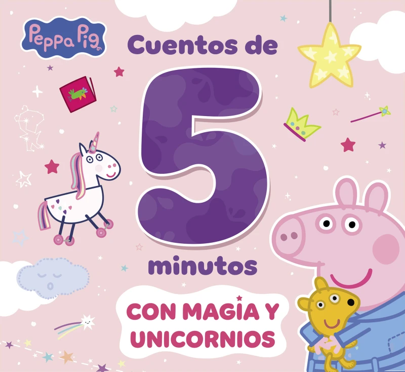 Portada: Peppa Pig. Recopilatorio de cuentos - Cuentos de criaturas mágicas para leer en 5 minutos