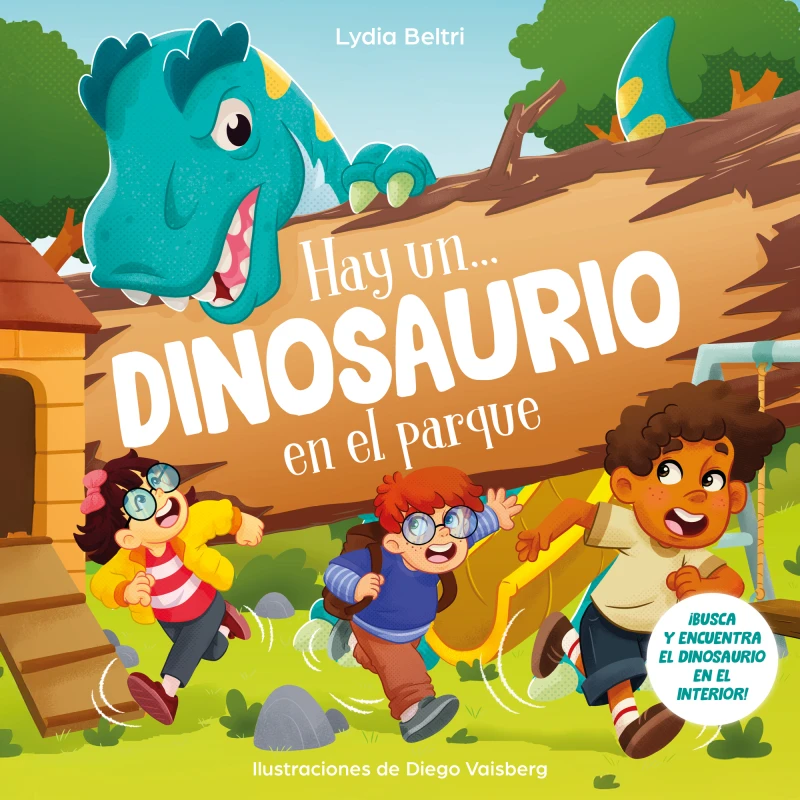 Portada: Hay un... dinosaurio en el parque