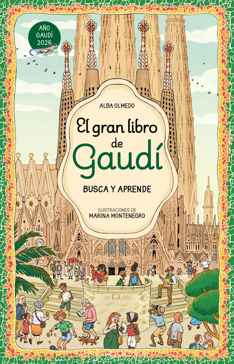Portada: El gran libro de Gaudí. Busca y aprende
