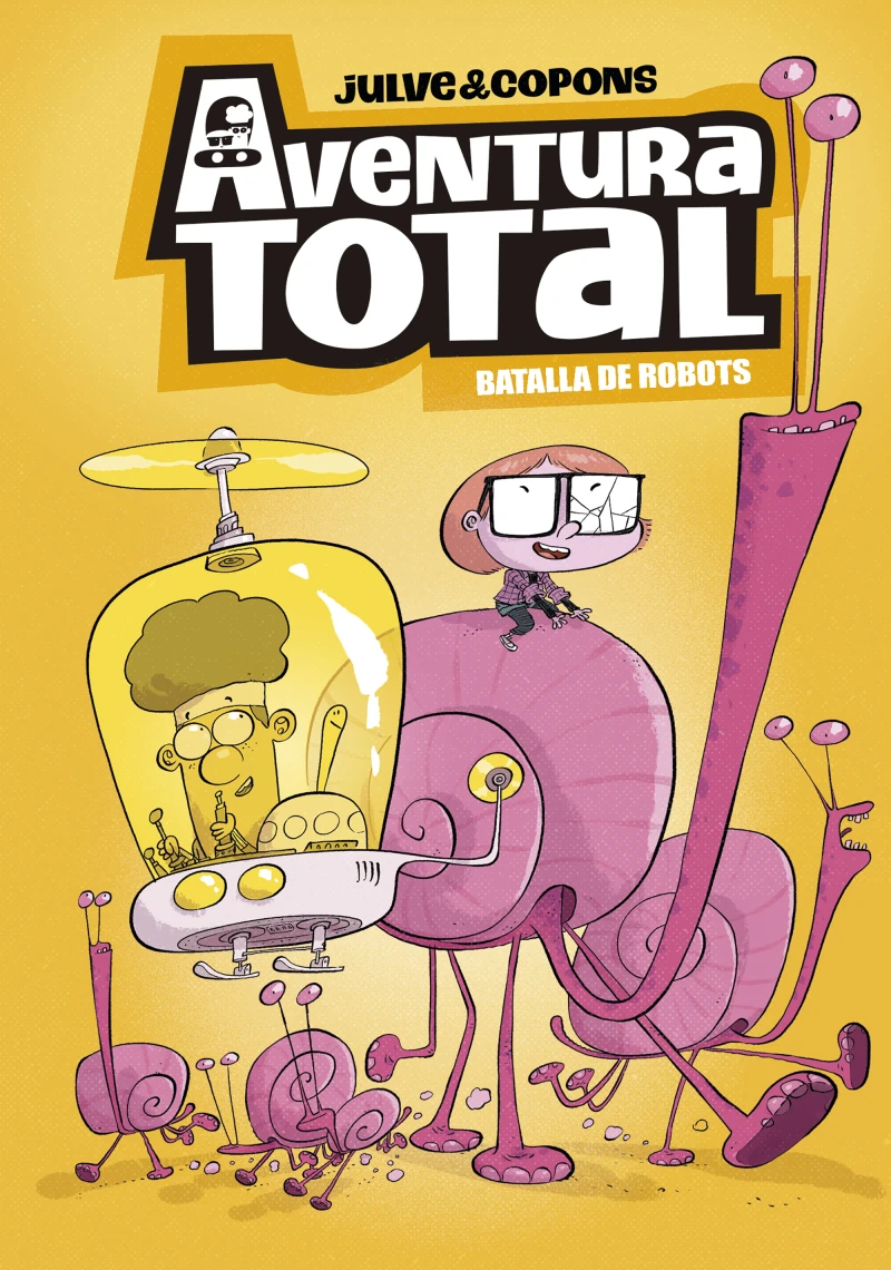 Portada: Aventura Total 5 - Batalla de robots