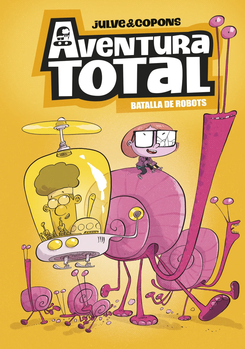 Portada: Aventura Total 5 - Batalla de robots (edició en català)