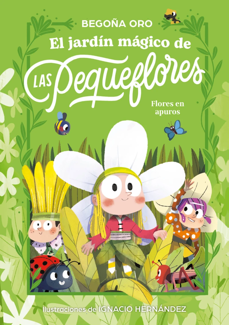 Portada: El jardín mágico de las pequeflores. ¡Flores en apuros!