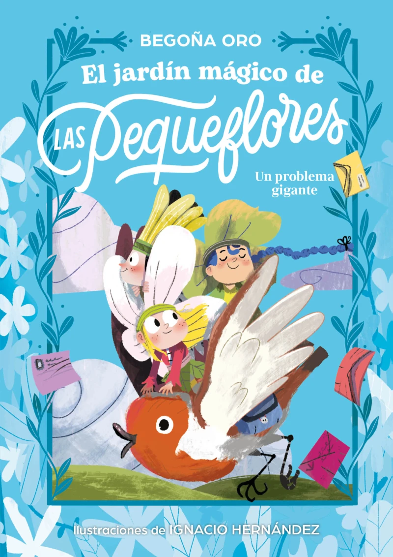 Portada: El jardín mágico de las pequeflores. Un problema gigante