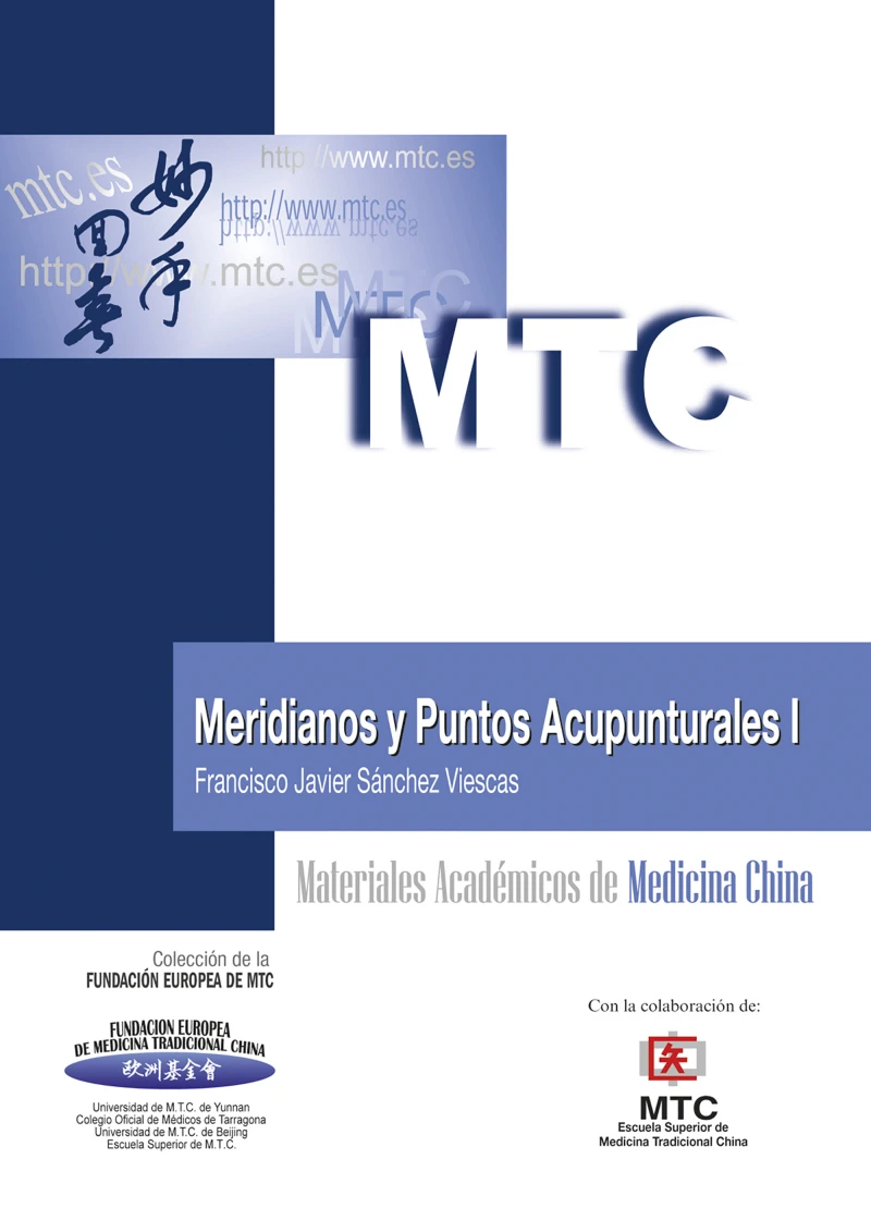 Portada: Meridianos y puntos acupunturales I