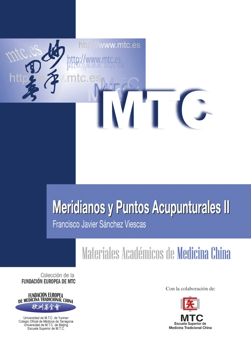 Portada: Meridianos y puntos acupunturales II