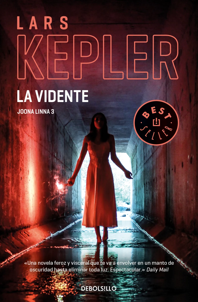 Portada: La vidente (Inspector Joona Linna 3)