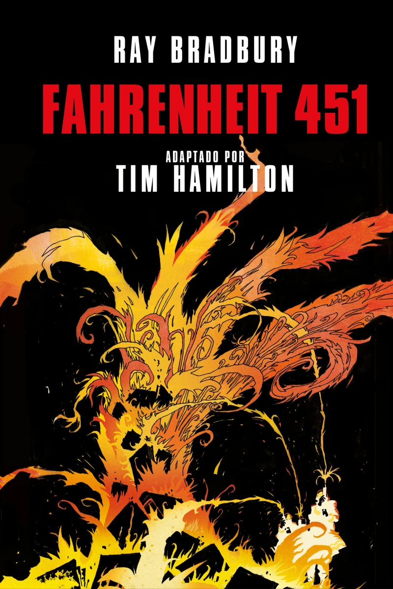 Portada: Fahrenheit 451 (novela gráfica)