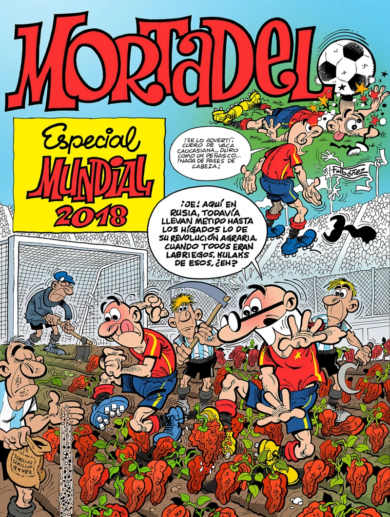 Portada: Especial Mundial 2018 (Números especiales Mortadelo y Filemón)