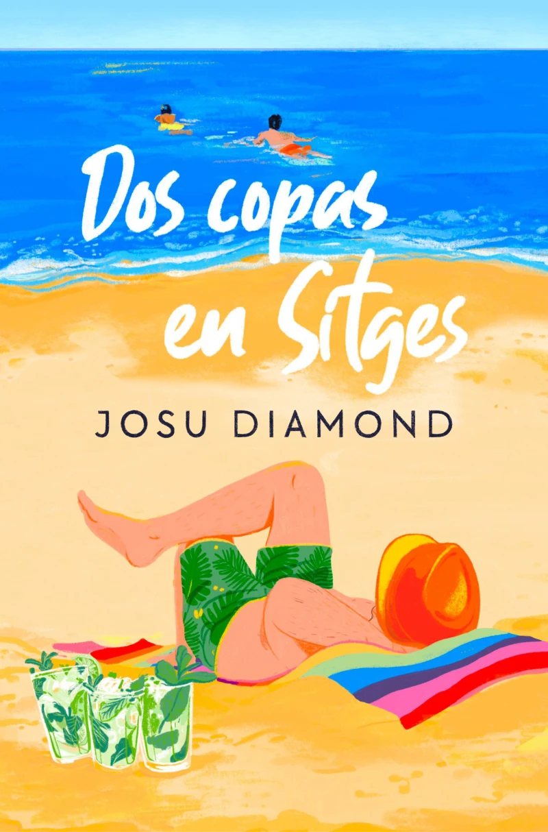 Portada: Dos copas en Sitges (Trilogía Un cóctel en Chueca 2)