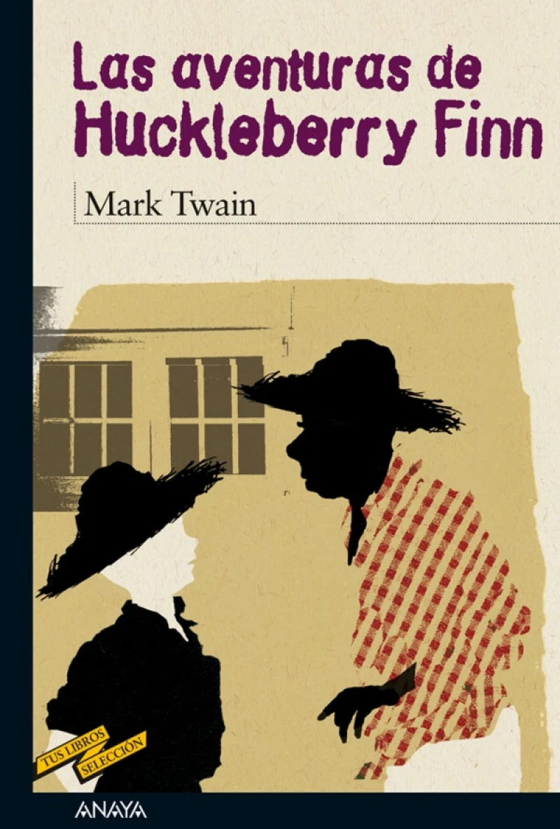 Portada: Las aventuras de Huckleberry Finn