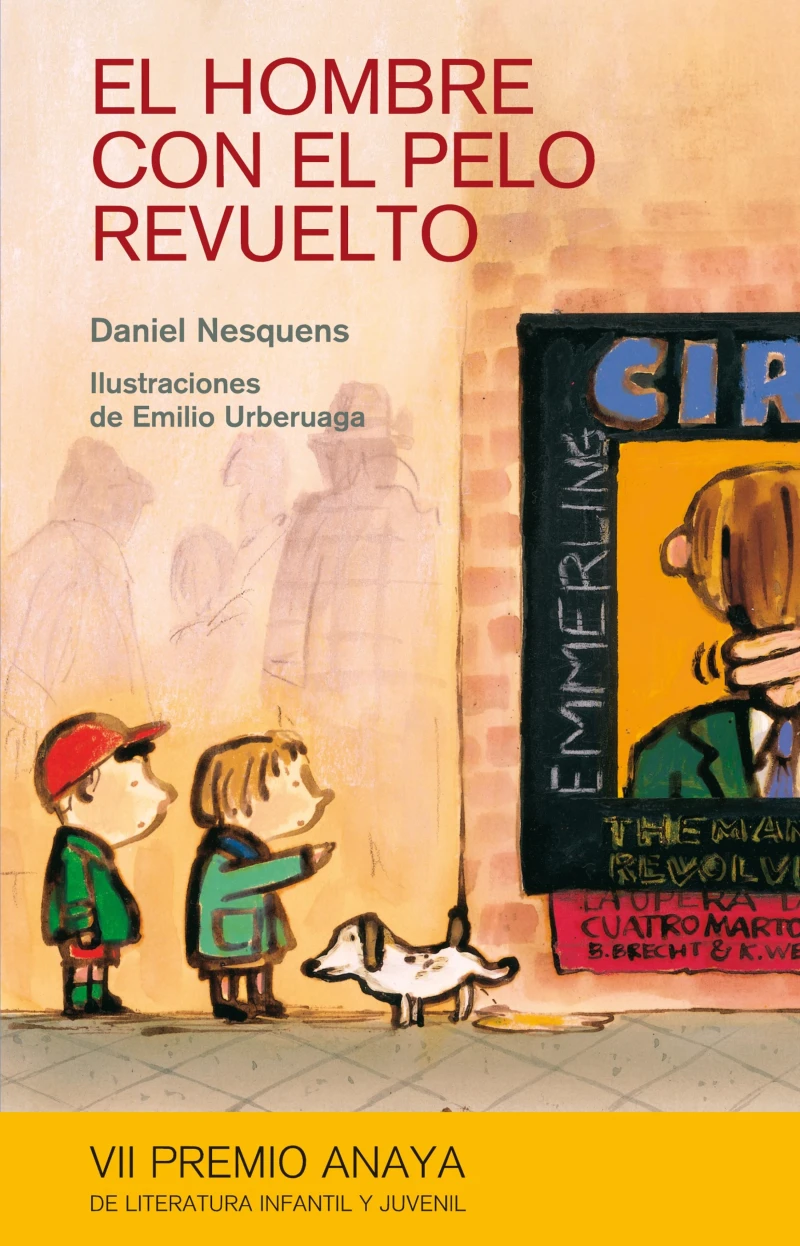 Portada: El hombre con el pelo revuelto