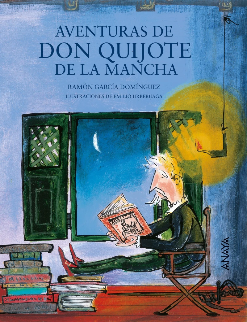 Portada: Aventuras de Don Quijote de la Mancha