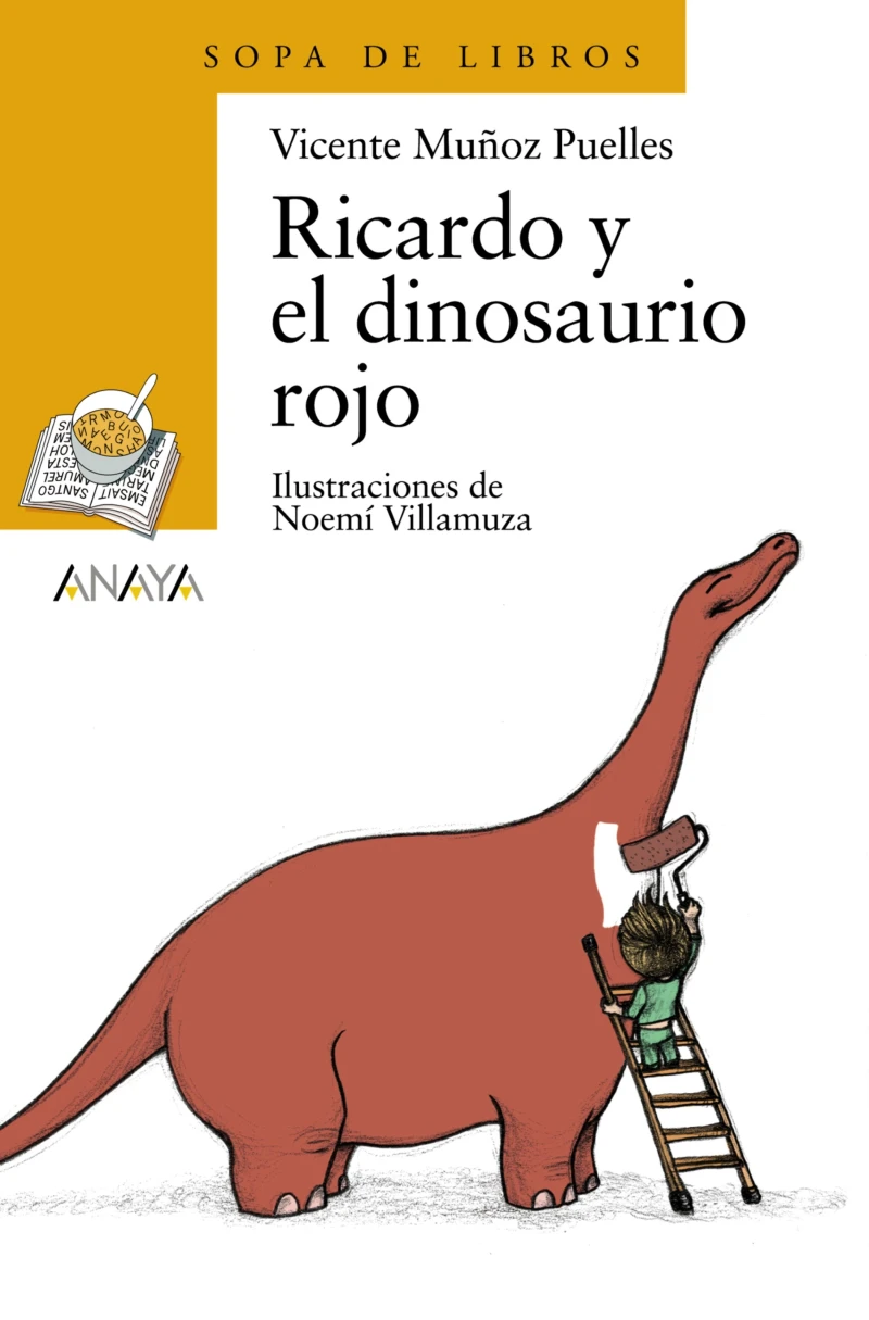 Portada: Ricardo y el dinosaurio rojo
