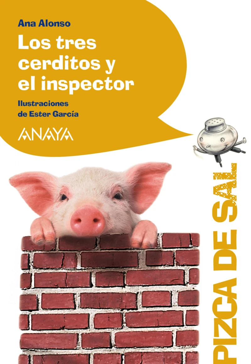 Portada: Los tres cerditos y el inspector