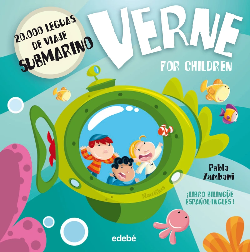 Portada: VERNE FOR CHILDREN: 20.000 leguas de viaje submarino