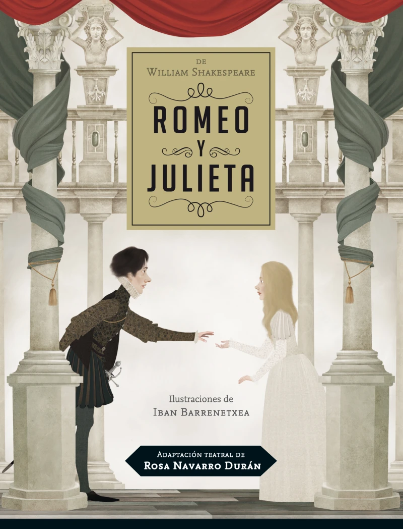 Portada: Adaptación teatral de ROMEO Y JULIETA, por Rosa Navarro Durán