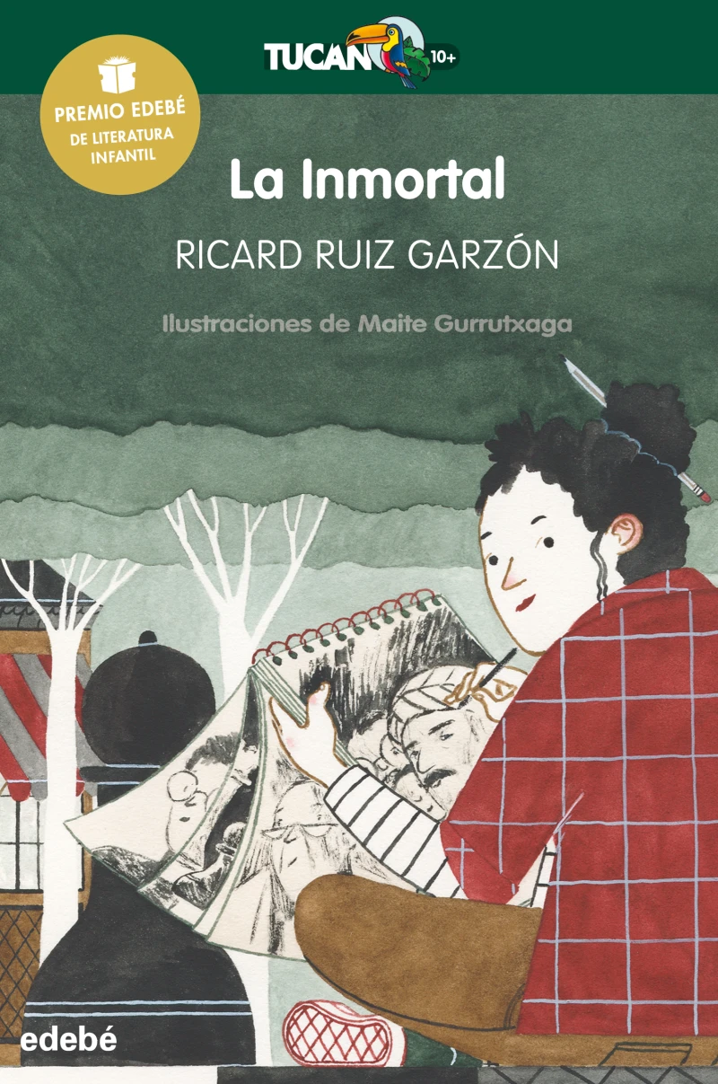 Portada: La inmortal (Premio Edebé Infantil 2017)