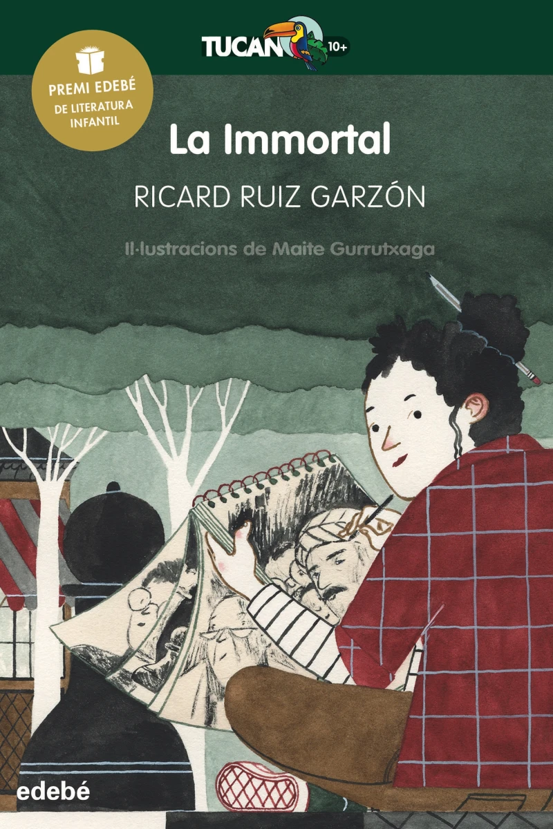 Portada: La immortal (Premi Edebé Infantil 2017)