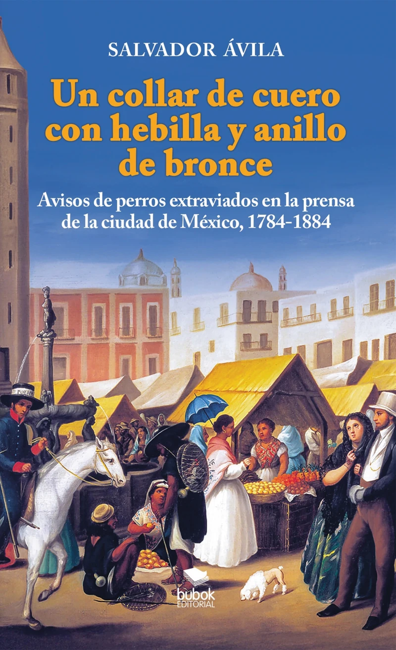 Portada: Un collar de cuero con hebilla y anillo de bronce