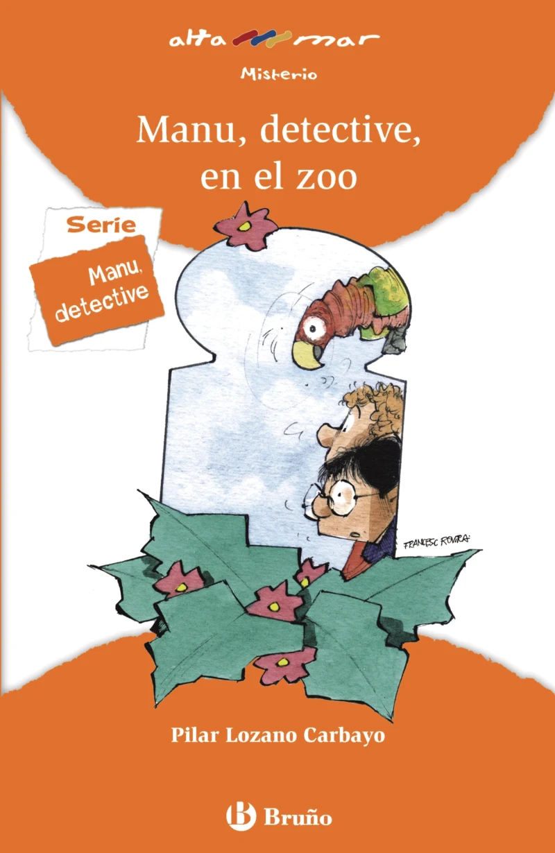 Portada: Manu, detective, en el zoo