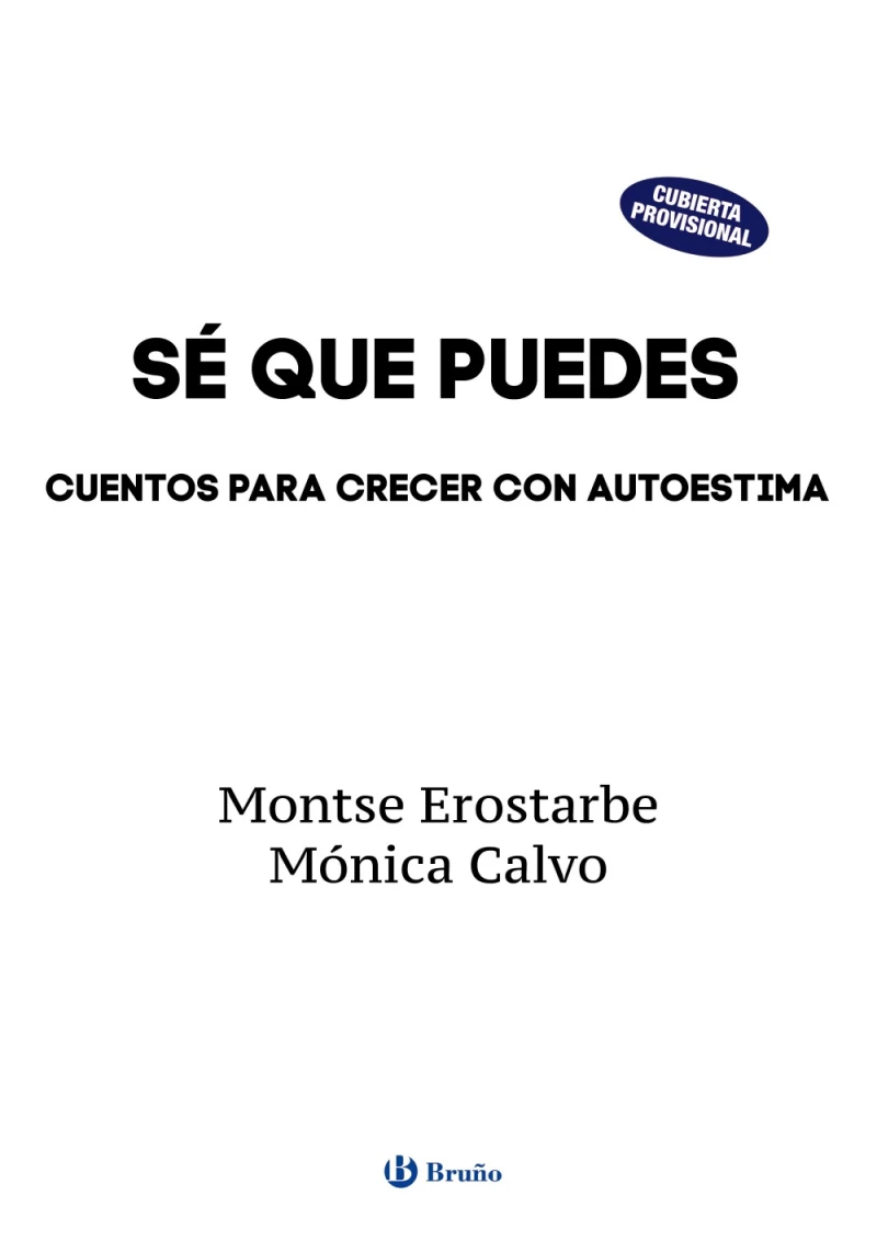 Portada: Sé que puedes