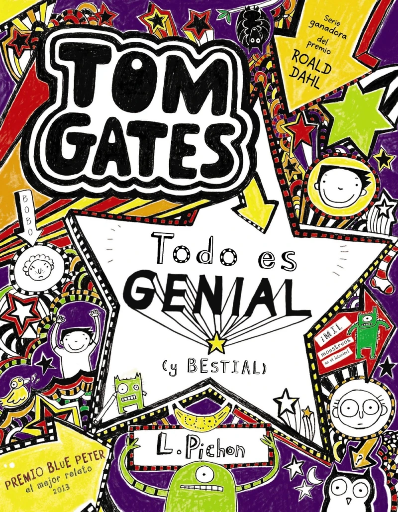 Portada: Tom Gates: Todo es genial (y bestial)