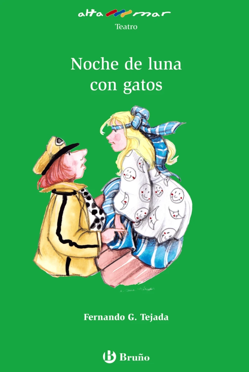 Portada: Noche de luna con gatos
