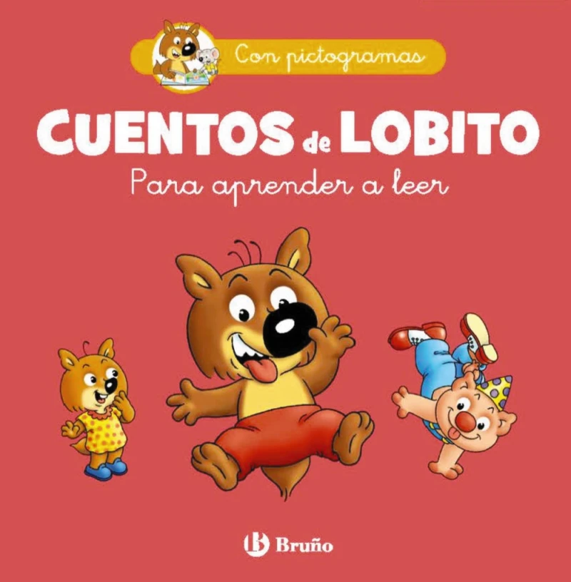 Portada: Cuentos de Lobito para aprender a leer
