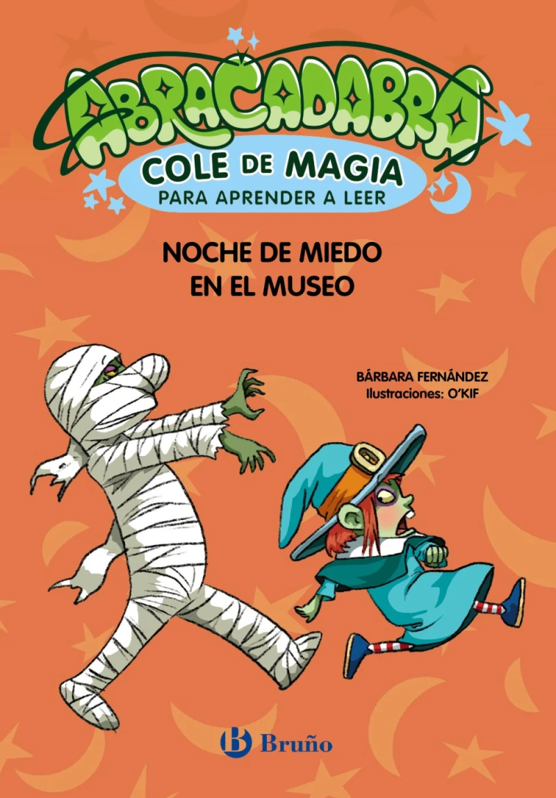 Portada: Abracadabra, Cole de Magia para aprender a leer, 8. Noche de miedo en el museo