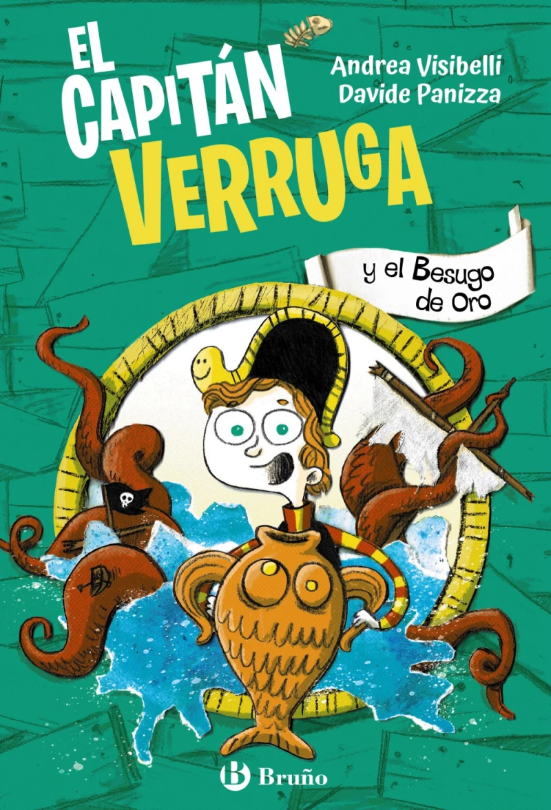 Portada: El capitán Verruga, 2. El capitán Verruga y el Besugo de oro