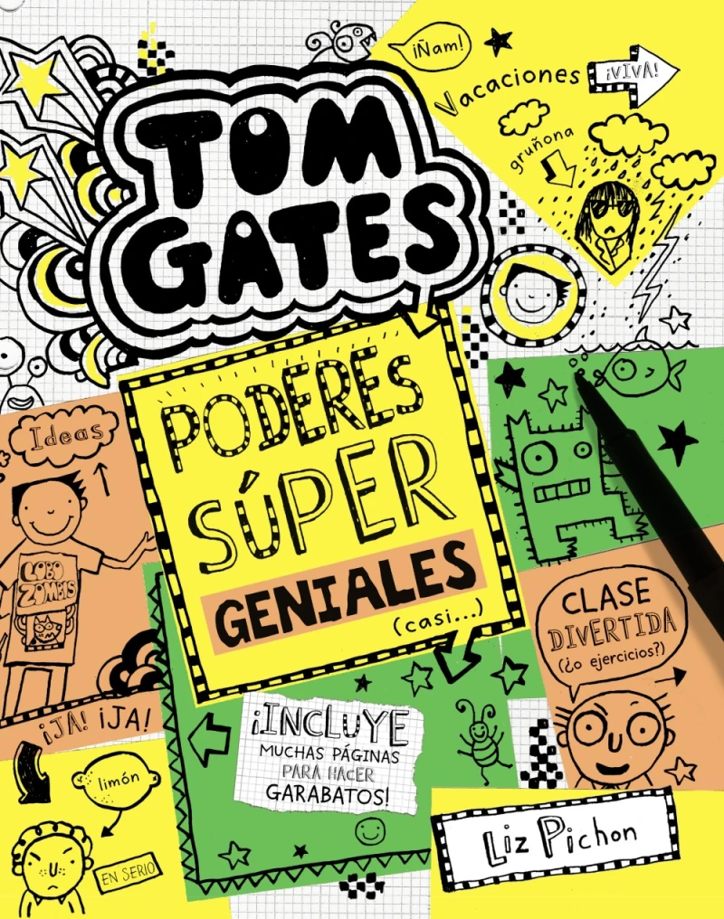 Portada: Tom Gates: Poderes súper geniales (casi...)