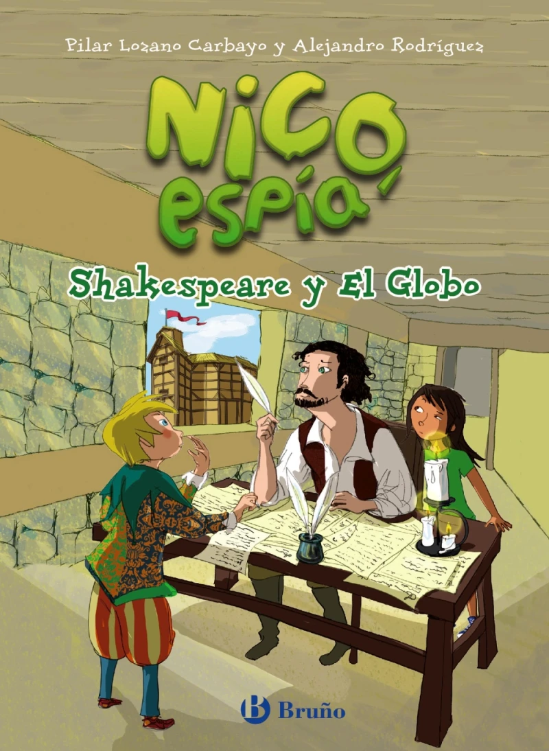 Portada: Nico, espía: Shakespeare y El Globo