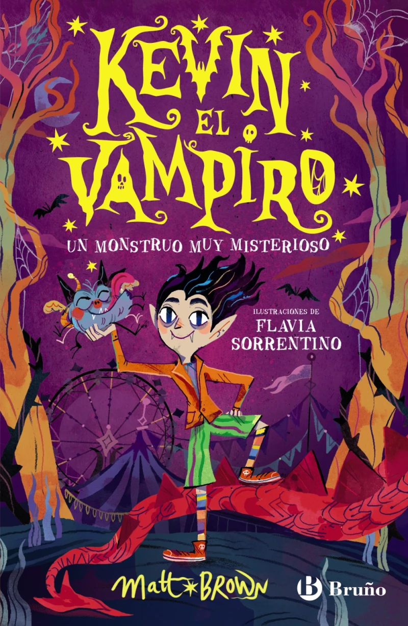 Portada: Kevin el vampiro, 1. Un monstruo muy misterioso