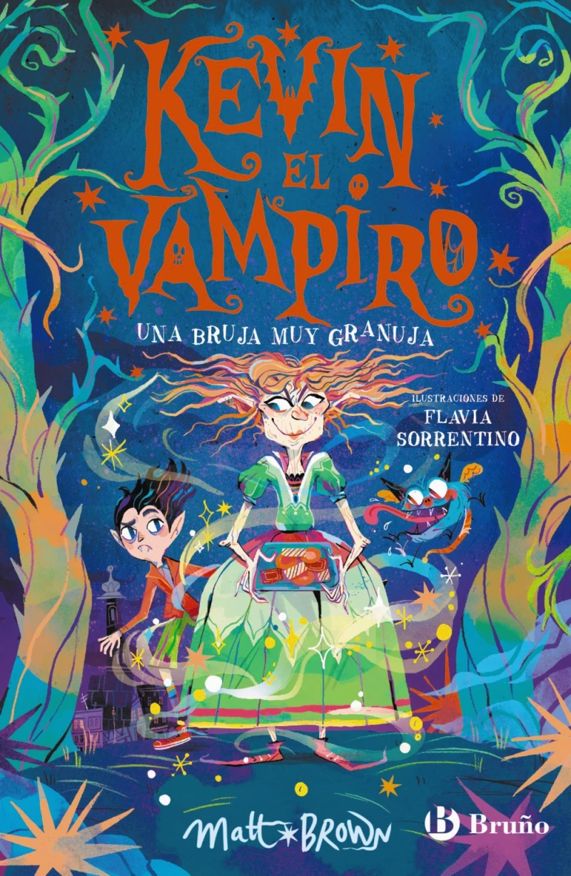 Portada: Kevin el vampiro, 2. Una bruja muy granuja