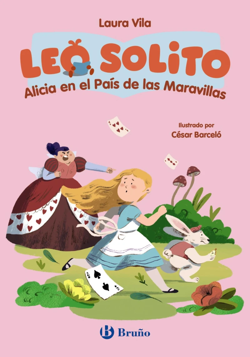 Portada: Leo solito Alicia en el País de las Maravillas
