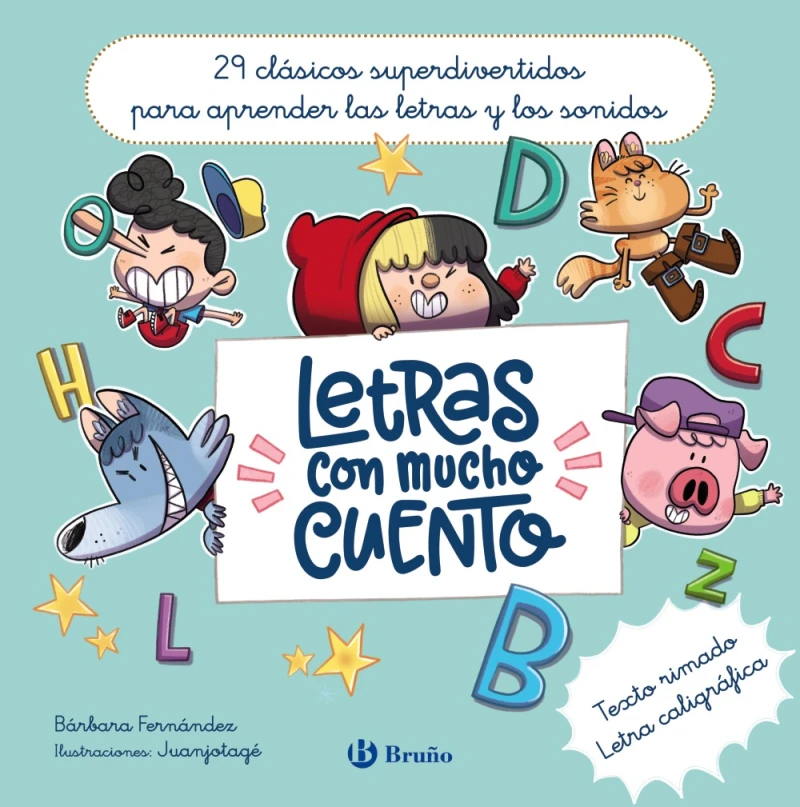 Portada: Letras con mucho cuento
