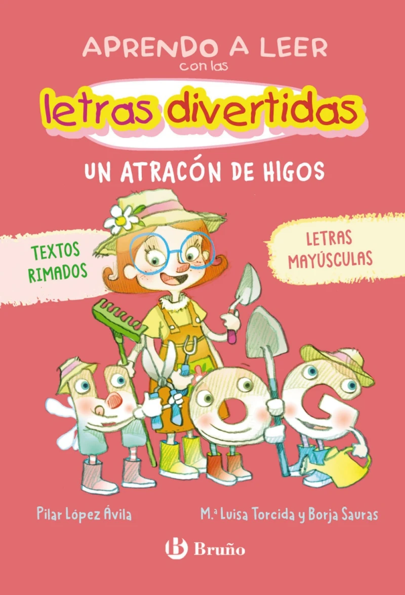 Portada: Aprendo a leer con las letras divertidas, 6. Un atracón de higos